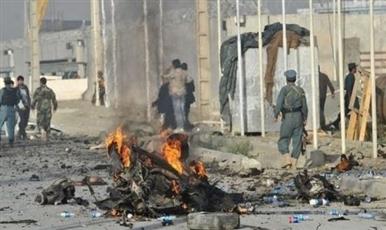 مقتل سبعة في هجوم انتحاري أمام قاعة احتفالات بكابول