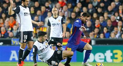 #برشلونة يحتج على حكم مباراة فالنسيا.. بسبب هدف ميسي #برشلونه_فالنسيا