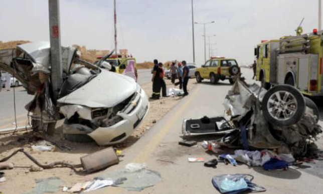 20 حالة وفاة يوميا نتيجة حوادث المرور في #السعودية