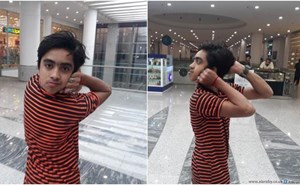 بالفيديو.. فتى يستطيع تدوير رأسه 180 درجة