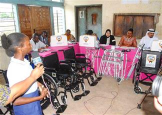 الكويت تدشن برنامجا لمساعدة ذوي الإعاقة في تنزانيا