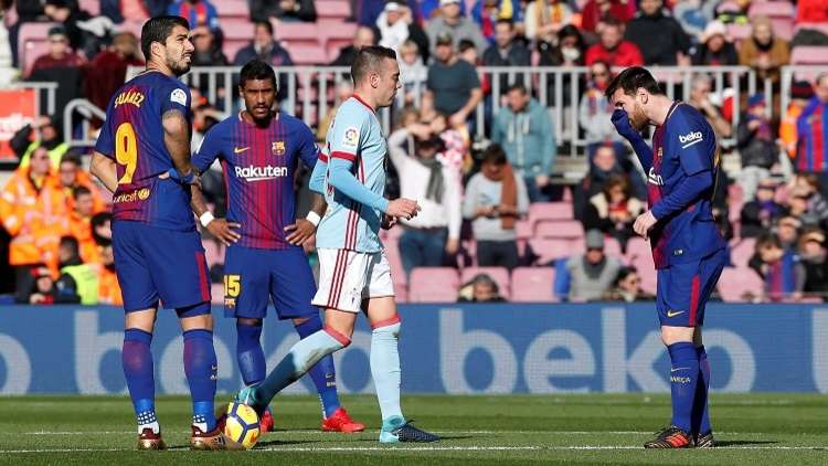 بالفيديو: برشلونة يواصل نزيف النقاط ويتعادل مع سيلتا فيغو في مباراة مثيرة