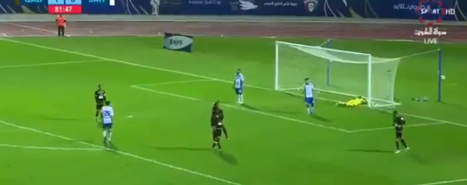 #فيديو| #القادسية يهزم الجهراء ويضمن التأهل لنصف نهائي كأس ولي العهد