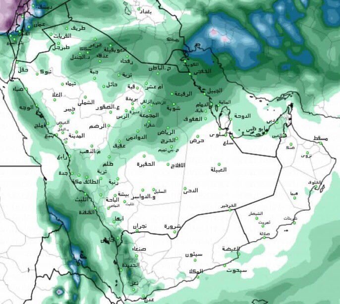 حالة مطرية تظهر ملامحها في فبراير على #الكويت