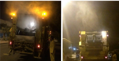 رفع حمولة 119 متراً مربعاً مخلفات بالفروانية