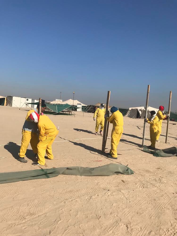 رفع وازالة 12 مخيم بـ #عريفجان