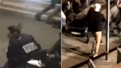 اعتداء وحشي على شرطية فرنسية ليلة رأس السنة.. وماكرون يتوعد المعتدين
