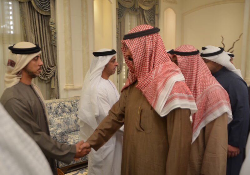 شاهد…وفد كويتي يعزي في وفاة والدة الرئيس الإماراتي الشيخة حصة آل نهيان