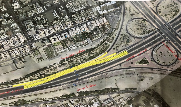 افتتاح تحويلة جديدة على الدائري الخامس