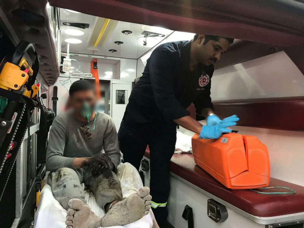 إصابة عاملين بالإغماء في الخالدية لإستنشاقهما مواد كيميائية