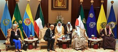 سمو أمير البلاد يستقبل وزراء خارجية أمريكا وفرنسا والنرويج وممثل الاتحاد الأوروبي بقصر بيان