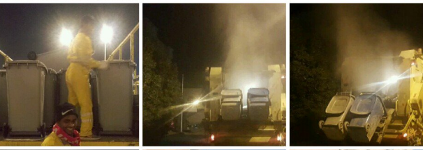 رفع حمولة 219م3 من الأنقاض والمخلفات بـ صباح الناصر