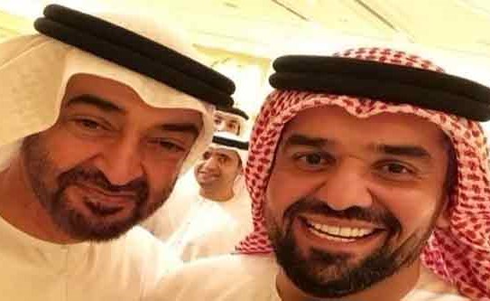 الجسمي مُعلقاً على صورته مع محمد بن زايد: “أنا في قمة القمم”