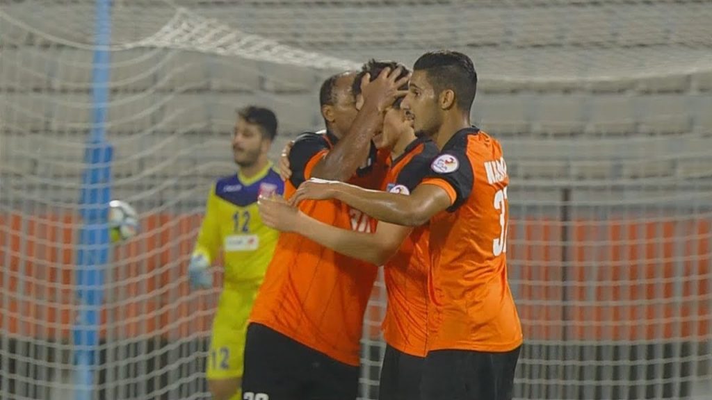 النصر يفوز على كاظمة بثلاثة أهداف لهدفين