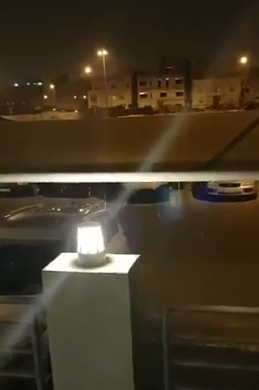 فيديو | أمطار في منطقة جنوب السرة