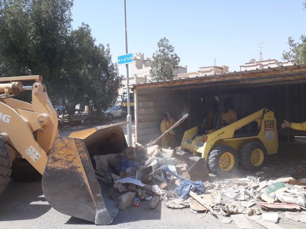 ازالة تعدي على أملاك الدولة بمبارك الكبير