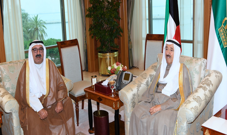 سمو الأمير يستقبل ناصر الصباح