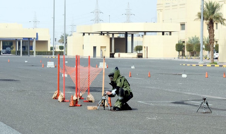 فريق الداخلية.. الأول في مسابقة التخلص من المتفجرات