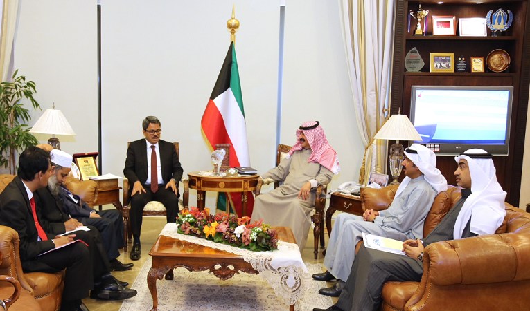 خالد الجارالله بحث تطورات المنطقة مع وزير الشؤون الخارجية البنغلاديشي