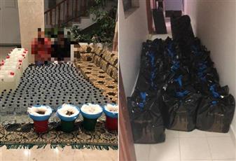 ضبط مصنع خمور داخل منزل في القرين