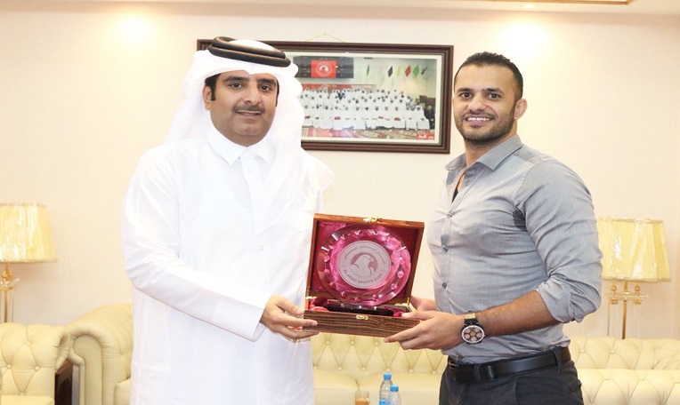 تكريم نواف الخالدي في قطر