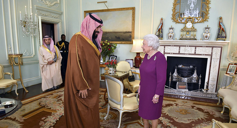 ملكة بريطانيا استقبلت ولي العهد السعودي على سجادة عمرها 400 عام