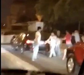 فيديو| شارع دمشق في منطقة قرطبة يتحول إلى ساحة معركة !