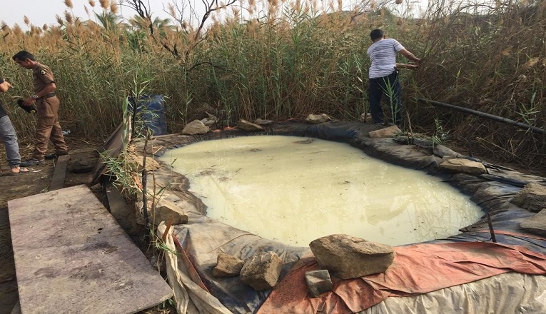 شاهد..20 حوضًا لتصنيع الخمور في مدينة جدة السعودية