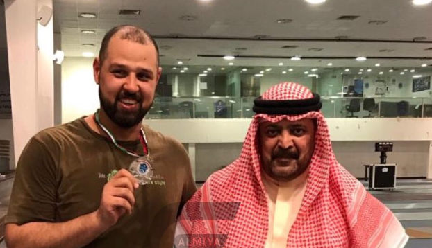 بوشهري لاعب السالمية يحصل على المركز الثاني والميدالية الفضية في المبارزة