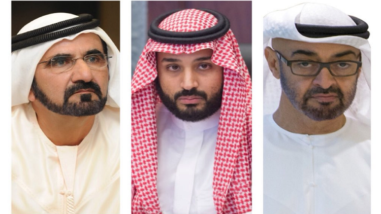 بن راشد لـ بن زايد وبن سلمان : العِزْ لهْ ناسِهْ وللمَجدْ مدهالْ