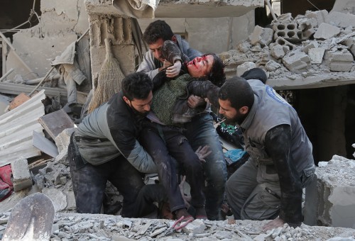 قوات النظام السوري  تقتحم مزارع بلدة دوما في #الغوطة_الشرقية