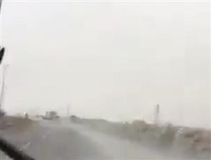 سقوط أمطار متفرقة على بعض مناطق البلاد