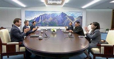 زعيما الكوريتين بحثا نزع السلاح النووي والسلام