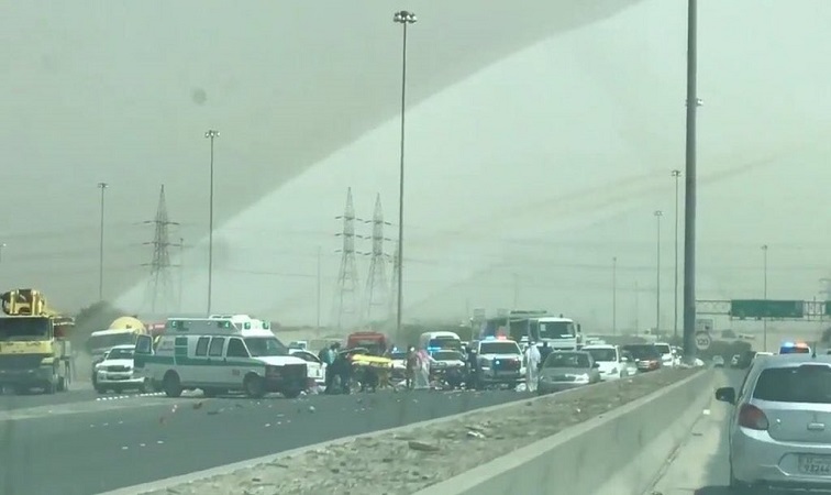 فيديو صادم يكشف عن إصابات خطيرة في حادث الدائري السادس