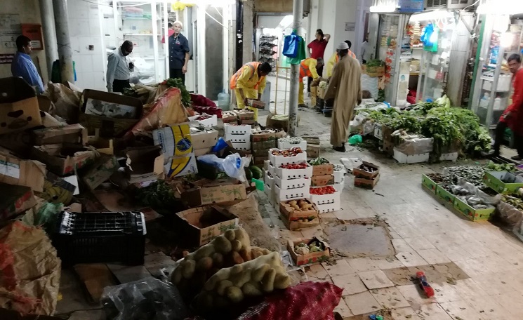 مصادرة 9 أطنان أغذية و8 كجم مواد محظور في العاصمة