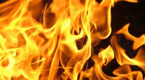 احتراق جسر قيد الإنشاء بالقرب من مدينة صباح الأحمد