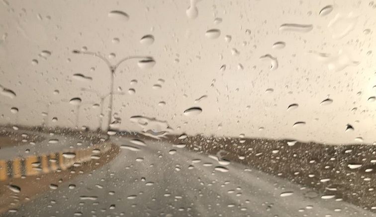 فيديو | أمطار غزيرة على العبدلي