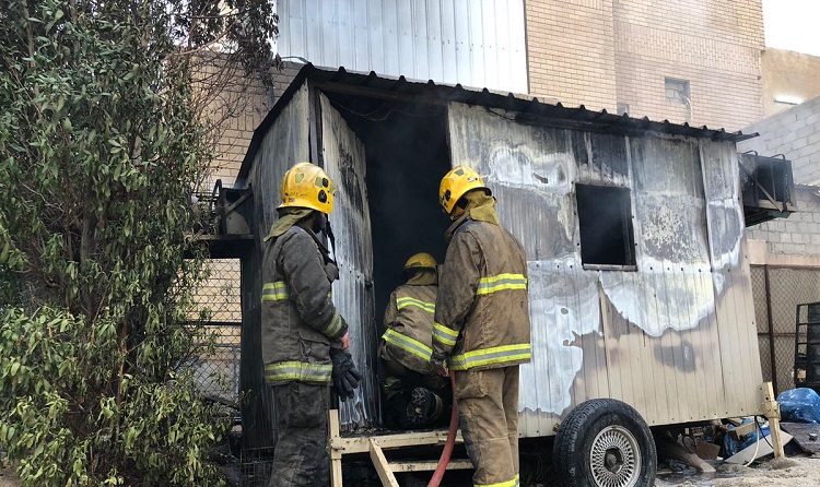 حريق يلتهم غرفة كيربي في النسيم