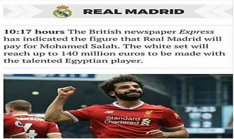 ريال مدريد يفتح خزائنه من أجل ضم محمد صلاح