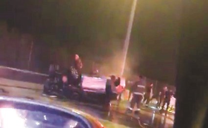 وفاة فتاة في حادث على “الرابع” ونقل مرافقها الى “العناية”