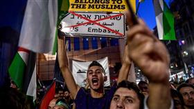 بالصور | تظاهرات حول العالم احتجاجاً على نقل سفارة أمريكا للقدس