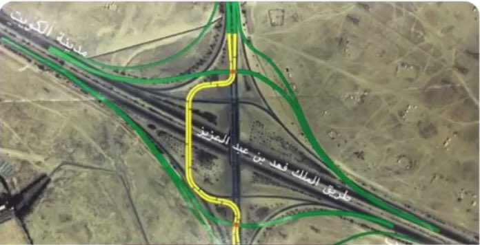 هدم جسر طريق الوفرة كمرحلة جديدة من مشروع التطوير