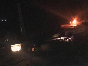 طيران الاحتلال الإسرائيلي يشن غارات على ميناء غزّة