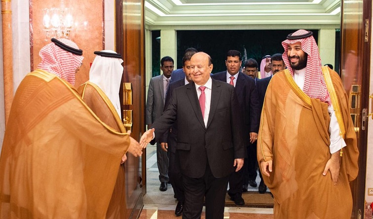 ولي العهد السعودي يبحث مستجدات الساحة اليمنية مع الرئيس اليمني