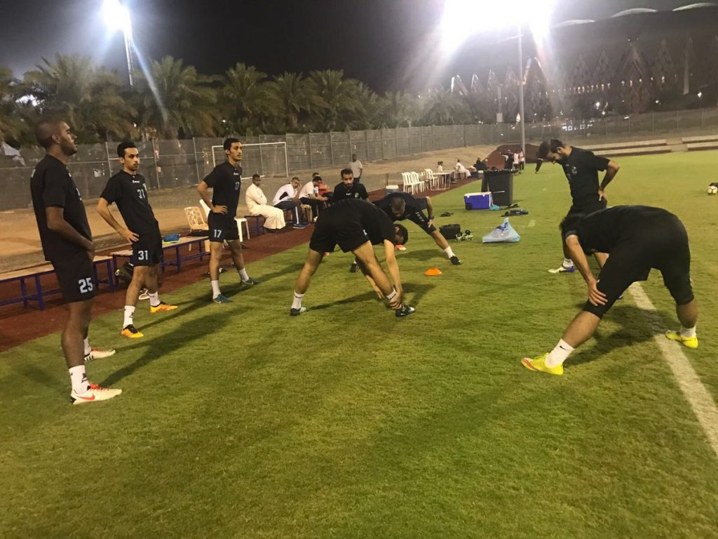 السماوي يجري تدريبه على استاد الجوهرة #السعودية