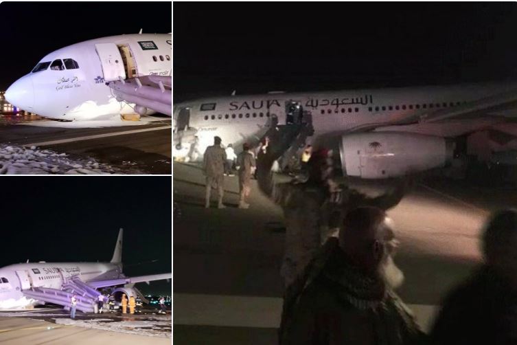 إصابة العشرات إثر هبوط طائرة سعودية اضطرارياً في #مطار_جدة