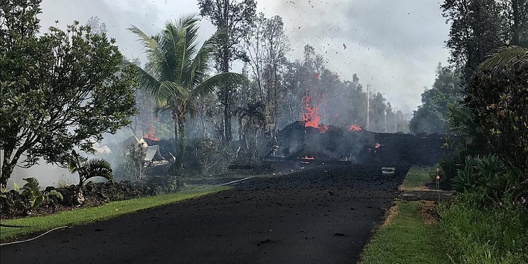 بالفيديو | لحظات فزع #السكان أثناء #زلزال #هاواي