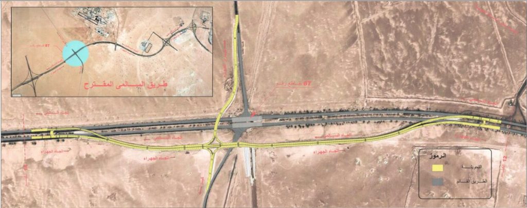 صور|افتتاح تحويلة مرورية عند تقاطع السالمى مع الارتال