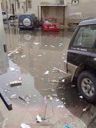 كارثة …ربط شبكات الصرف الصحي مع شبكات الأمطار بجليب الشيوخ