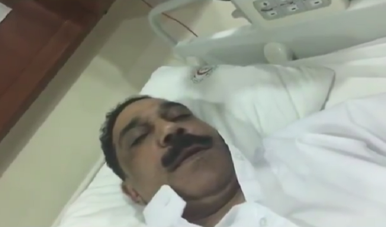 شاهد…أول فيديو لـ #عبدالله_الرويشد بعد نقله إلى المستشفى